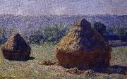 Claude Monet, hostackar pa pa sensommarn